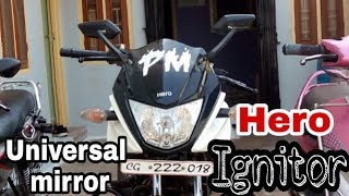 Stylish Mirror for all bikes  hero ignitor [upl. by Farrar]