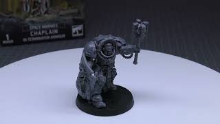 Space Marine Chaplain in Terminator Armour  Review WH40K [upl. by Samaria]