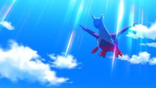 Latias Following Ash Moment English Subbed Pokemon Aim to be a Pokemon Master Episode 1 [upl. by Anoyi]