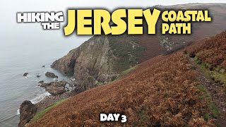 Hiking the Jersey Coastal Path  Day 3  Rozel to Greve de Lecq 🇯🇪 [upl. by Snahc]