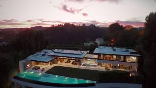 864 Stradella Road Los Angeles California 90077 Drone Video amp 3D Tour [upl. by Yks506]