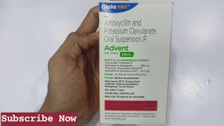 Advent Dry syrup  Amoxycillin amp potassium clavulanate Syrup [upl. by Picker]