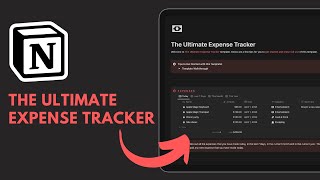 The Ultimate Expense Tracker  FREE Notion Template Manage your Expenses in Notion [upl. by Aramaj312]