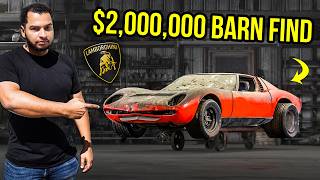 I Found A 2000000 Lamborghini Miura ABANDONED FOR 50 YEARS In A JUNKYARD [upl. by Baer]