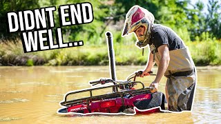 WE SUNK THE FOURTRAX 300 Snorkel FAILURE [upl. by Thorpe]