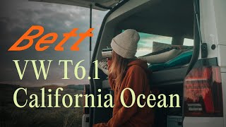 VW T61 California Ocean Bett auf und abbauen  Off by CamperBoys 2024 [upl. by Eelrihs285]