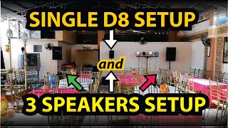 3 Speakers Setup VS 1 Speaker Setup with Subwoofer [upl. by Salamanca]