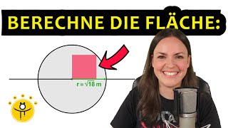 Wie groß ist die Fläche – Geometrie Satz des Pythagoras Quadrat [upl. by Henleigh]