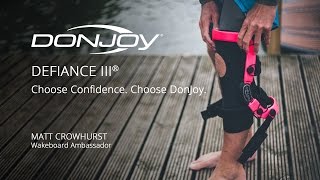 DonJoy Performance Bionic Fullstop Knee Brace Fit and Usage [upl. by Proffitt]