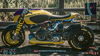 Cyberpunk 2077 Most Expensive Bike In Game ARCH NAZARE 138000 [upl. by Arbe]