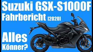 Suzuki GSXS1000F Fahrbericht Test Technik veraltet Motovlog [upl. by Ocer875]