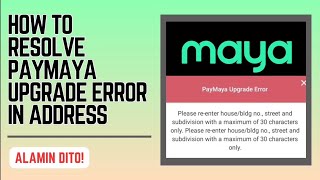 HOW TO RESOLVE PAYMAYAMAYA UPGRADE ERROR IN ADDRESS  HR LEAH G [upl. by Gati]