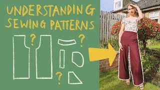 How to understand sewing patterns for beginners [upl. by Erinna]