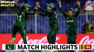 ICC Womens T20 World Cup 2024  Pakistan vs Sri Lanka  Full Highlights  PAKW vs SLW Highlights [upl. by Eimmaj]