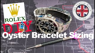 Rolex Bracelet Link Removal and Sizing for Submariner [upl. by Domph395]