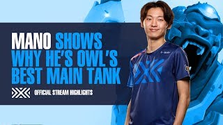 Mano Shows Why Hes Overwatch Leagues Best Main Tank [upl. by Drof]