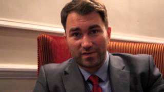 EDDIE HEARN TALKS BURNS v CRAWFORD 5M OFFER TO AMIR KHAN amp FROCH v GROVES VENUE [upl. by Steinberg]