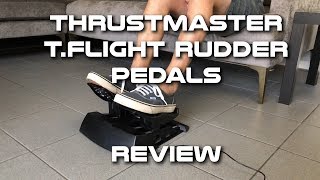 Thrustmaster TFlight Rudder Pedals Review [upl. by Lippold]