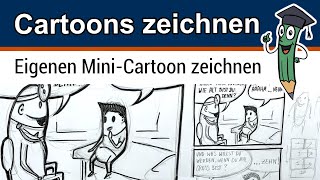 CARTOONS ZEICHNEN  So zeichnest du kleine Comics und entwickeln deine eigene Figur [upl. by Yeaton15]