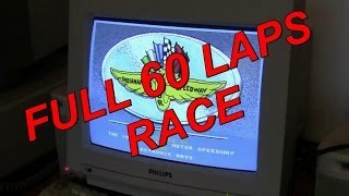 MARCO PLAYS  INDY 500 FULL RACE 60 LAPS Papyrus  1989 PCDOS [upl. by Eniroc861]