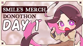 SMILE MERCH X DONATHON STREAM DAY 1 Part 22 [upl. by Lilithe931]