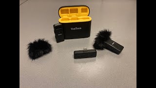 TeoTeeo Wireless Lavalier Microphone  Test and Review [upl. by Smaj]