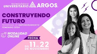 PROGRAMA DE EMPODERAMIENTO FEMENINO  CONSTRUYENDO FUTURO [upl. by Letnohs]