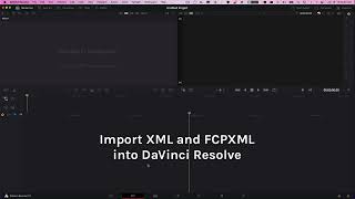 How to import XML and FCPXML into DaVinci Resolve [upl. by Nomad]