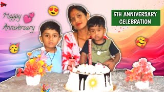 Anniversary Special Vlogs🥰  My 5th Anniversary Vlog  Marriage Anniversary Vlogs  Tina Vlogs [upl. by Enerol781]