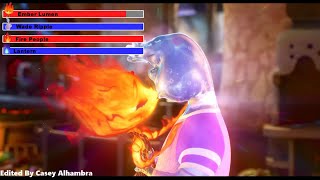 Elemental 2023 Dam Breaks Scene with healthbars 22 [upl. by Ross595]