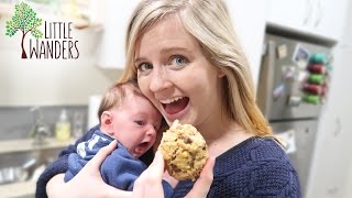 BEST LACTATION COOKIE RECIPE  Little Wanders Corbin amp Kelsey [upl. by Shien]