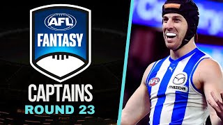 AFL Fantasy Captain Options  Round 23 [upl. by Eivi930]