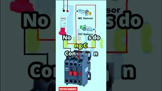 Contactor ON amp OFF By 2 wire AC Sensor shots [upl. by Adnolor]