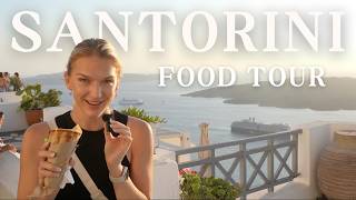 Santorini Food Tour  Top Foods to Try in Santorini Greece [upl. by Yadnus126]