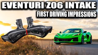 C8 Corvette Z06 Eventuri First Drive Reaction [upl. by Lytton]