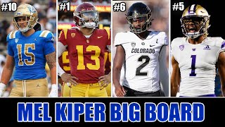 Mel Kipers 2024 NFL Draft Big Board Reaction  5 WR in the Top 25 [upl. by Tad]