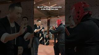 My selfdefense demonstration in the Wing Chun class 01 martialarts wingchun kungfu [upl. by Rawley203]