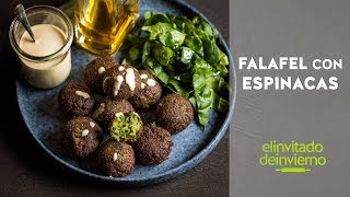 Falafel de garbanzos con espinacas [upl. by Wynn935]