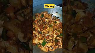 Mix mushroom ki sabji 😋mushroommushroomrecipe cooking shortvideo [upl. by Gasser]