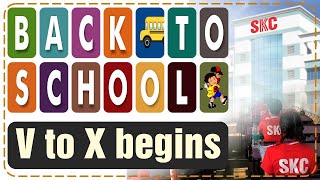 Back To School V to XII Begins at SKC Glimpses of COVID COMPLAINT Activities [upl. by Anitrak]