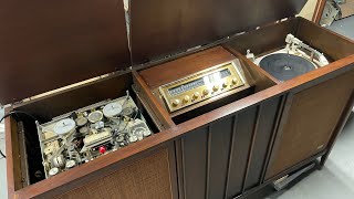 Pilot TD7000 with ampex 1250 reel to reel coming back alive [upl. by Nyrahs]