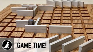 How to Make A Quoridor Game  Wooden Game Build  Woodworking [upl. by Inafit]