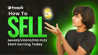 How to Selling Photos Videos and PSD Files Easy Money Online onlineearning freepik earnmoney [upl. by Etak]