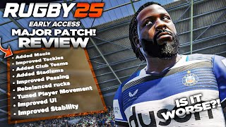 RUGBY 25 MAJOR Update 1 Gameplay thoughts [upl. by Elleryt]