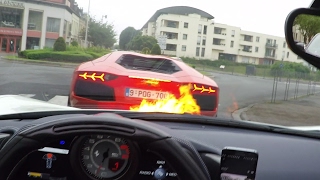 My Lamborghini lights my Ferrari on fire [upl. by Gyasi137]