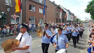 Festparade am Sonntag Nachmittag Schützenfest Neuss Holzheim 2023 [upl. by Repsaj]