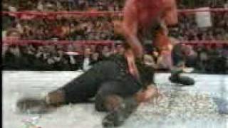 Triple H Pedigrees Mick Foley On Thumbtacks [upl. by Lerat]