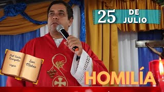 EVANGELIO DE HOY jueves 25 de julio del 2024  Padre Arturo Cornejo [upl. by Atiuqal]