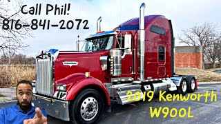 2019 Kenworth W900L Studio Sleeper for Sale [upl. by Rosenblast]