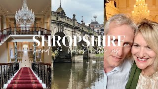 SHROPSHIRE ENGLAND TRAVEL VLOG  VISIT DELIGHTFUL SHREWSBURY amp THE STATELY quotNETLEY HALLquot FOR 1 NIGHT [upl. by Yv]